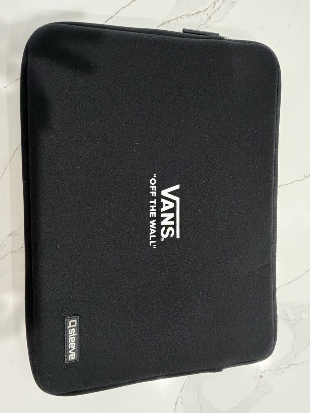 Vans Black Laptop Sleeve with White Logo
